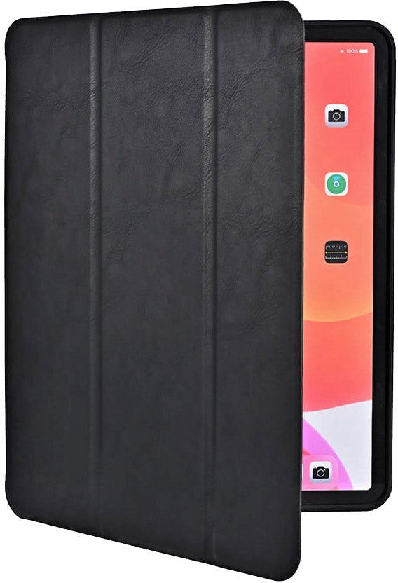 iPad Air 11-10.9" (2026-2020) / Pro 11" (2022-2018) GEAR Læder Flip Cover - Sort
