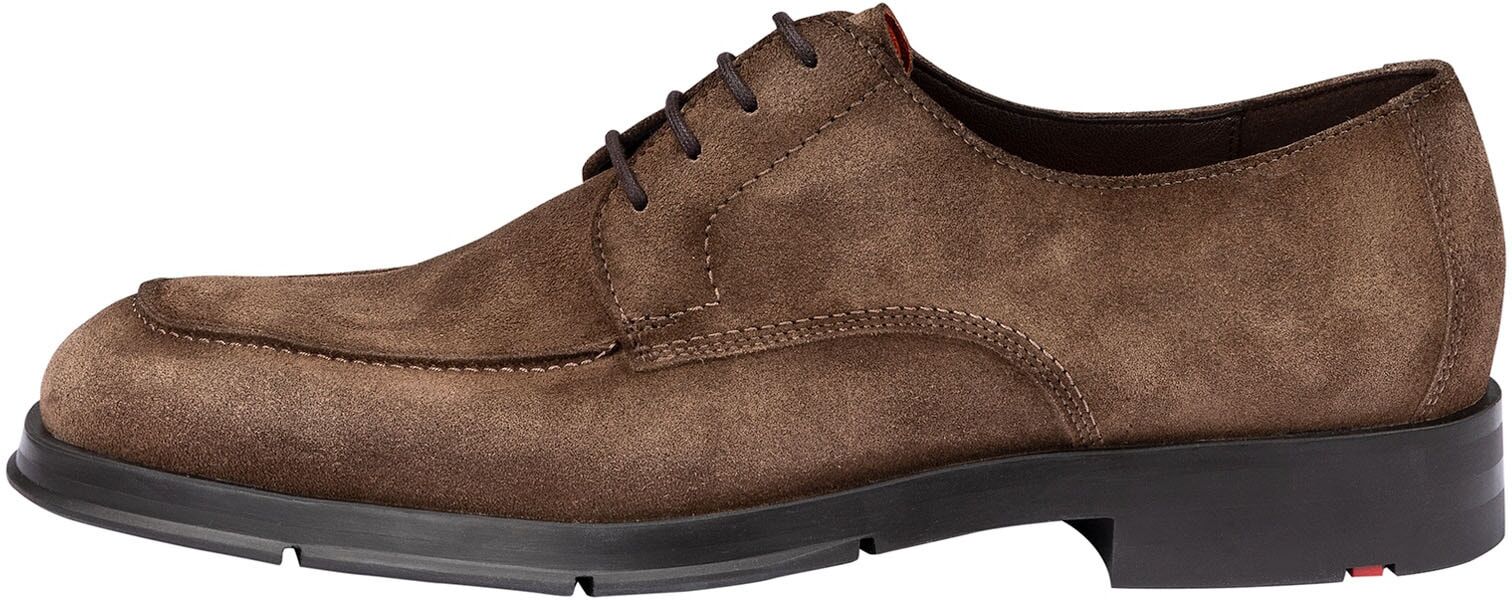 Schnürschuh LLOYD "NEVEN", Herren, Gr. 10, atmungsaktiv, braun, Leder, unifarben, Basic, Schuhe Schnürschuh, mit klassischem Design