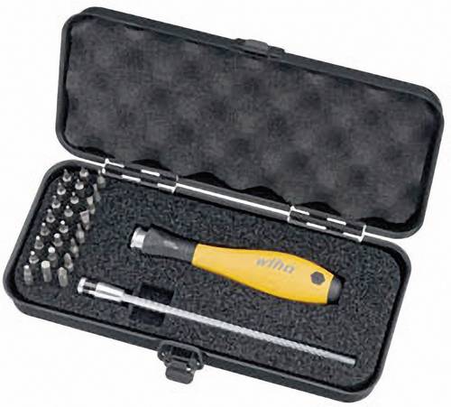 Wiha ESD Wechselklingen-Set 26teilig Schlitz, Kreuzschlitz Phillips, Innen-TORX, Innen-Sechskant