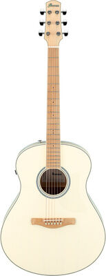 Ibanez AAM370M2E-AIB Transparent Antique White Ice Blue