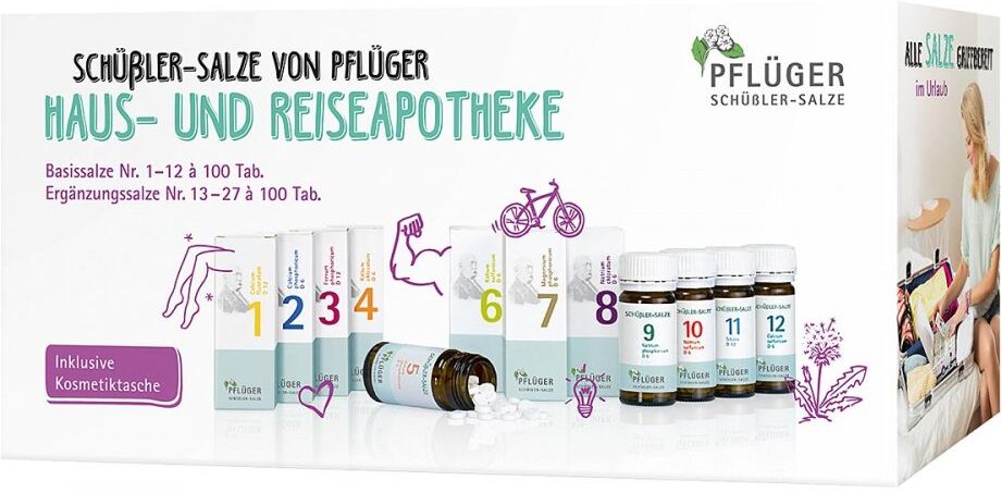 Schüßler-Salze Biochemie Pflüger Komplett Set Nummer 1-27