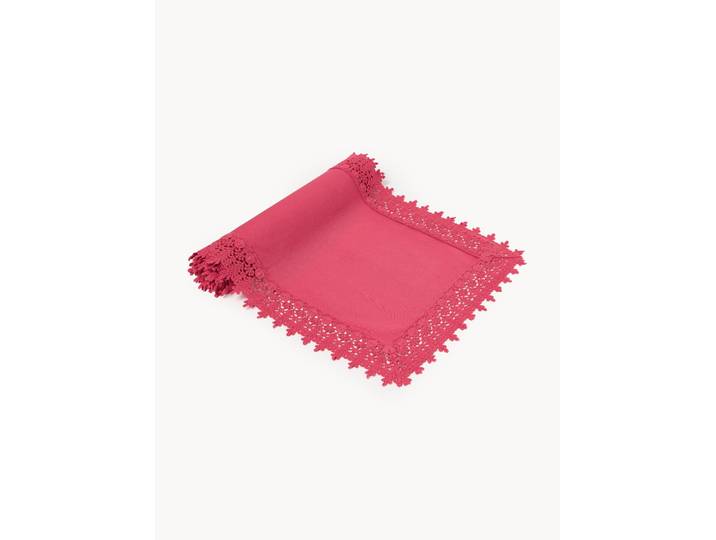 Chemin de table avec dentelle Flavia