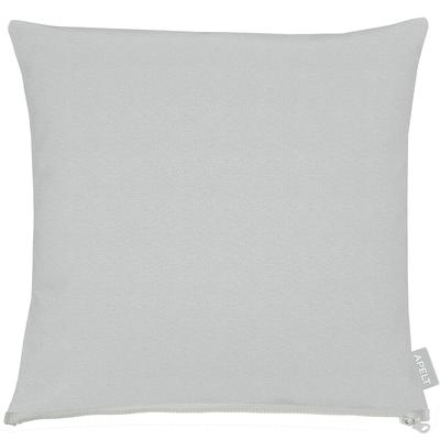 Dekokissen APELT "Ciao", grau (grau, unifarben), B:45cm H:5cm L:45cm, Baumwolle, Polyester, Dekokissen_Sitzkissen_Kissenhüllen