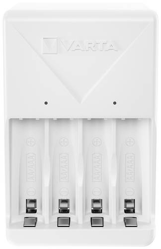 Varta Plug Charger 4x 56706 Rundzellen-Ladegerät NiMH Micro (AAA), Mignon (AA)