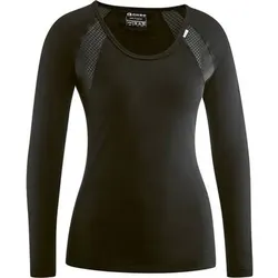 GONSO Damen Unterhemd Peniche Da-Rad-U-Shirt-1/1, Größe 44 in Schwarz Schwarz