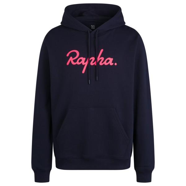 Rapha - Heavyweight Cotton Hoodie Large Logo - Hoodie Gr L blau