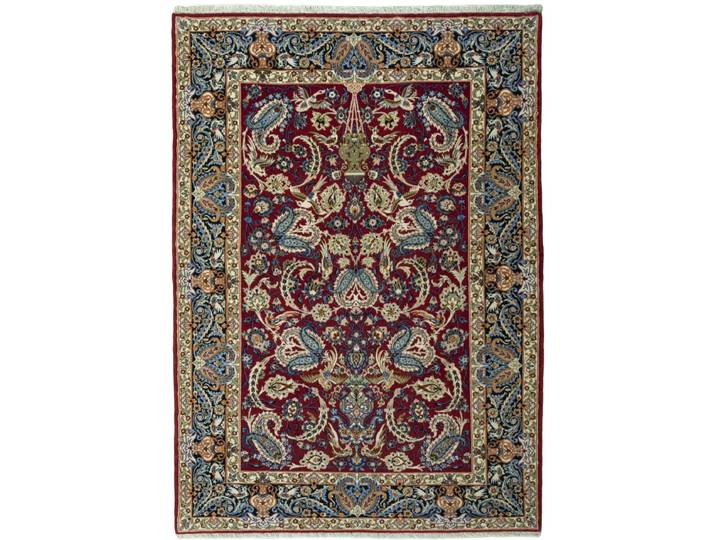 Isfahan Teppich 115x161 Handgeknüpft Orientteppich Perserteppich