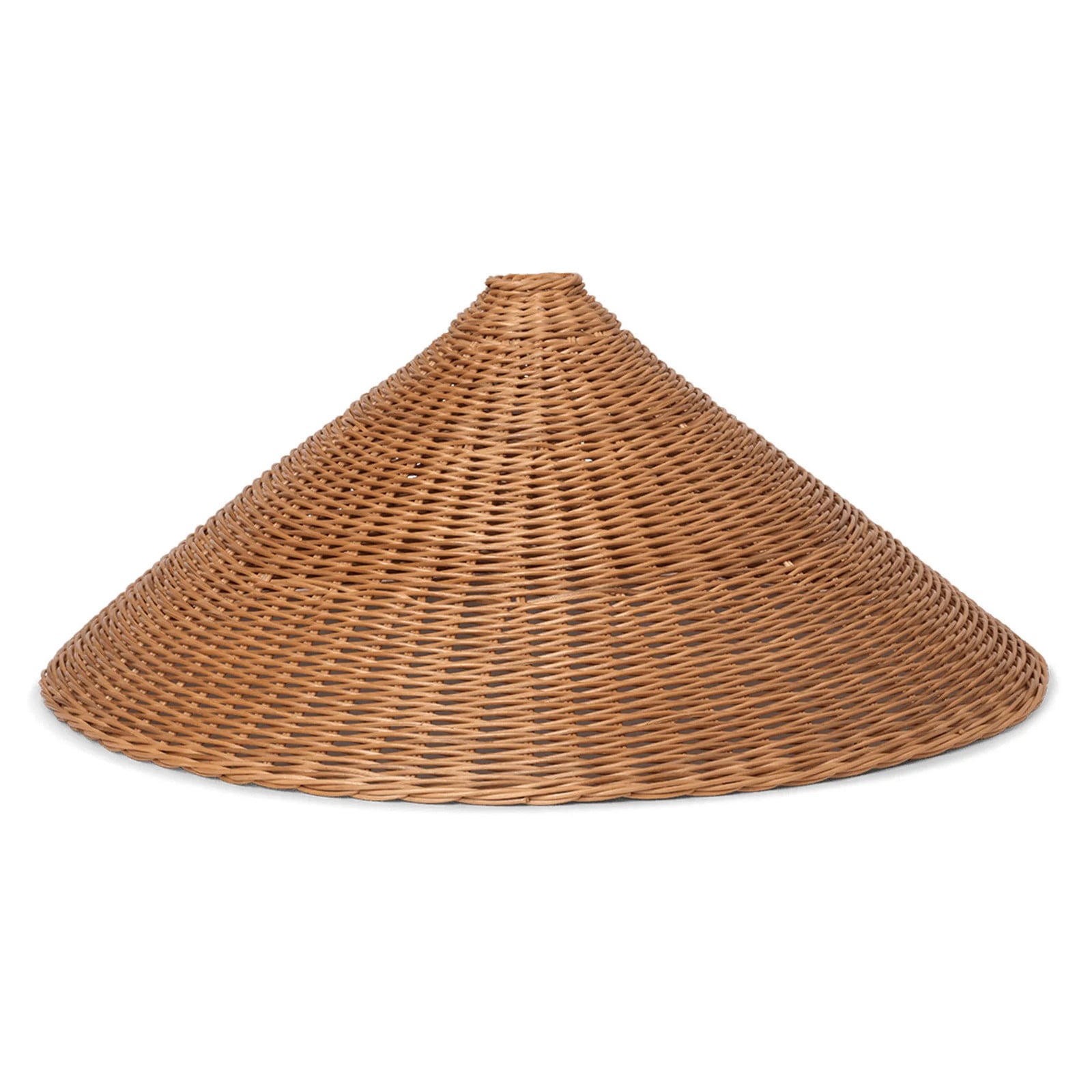 Ferm LIVING Dou lampenkap van rattan, beige/bruin, Ø 68 cm