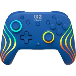 Turtle Beach Afterglow Wave (Switch, Switch 2, Switch Lite, Switch OLED), Gaming Controller, Blau