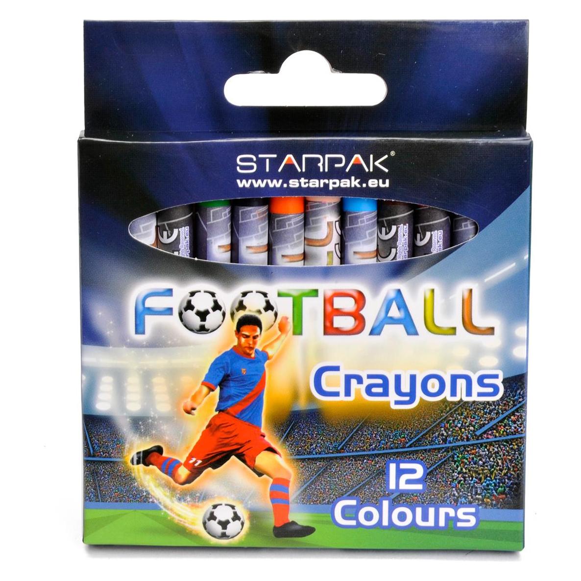 Starpak Wachsmalstifte 12 Farben Football PUD (12x) (41370166)