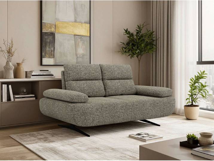 MKS MÖBEL Sofa SORAE, Set, Wellenfedern, 2-Sitzer Sofa, Relaxsofa, Schaumstoff T30/HR35