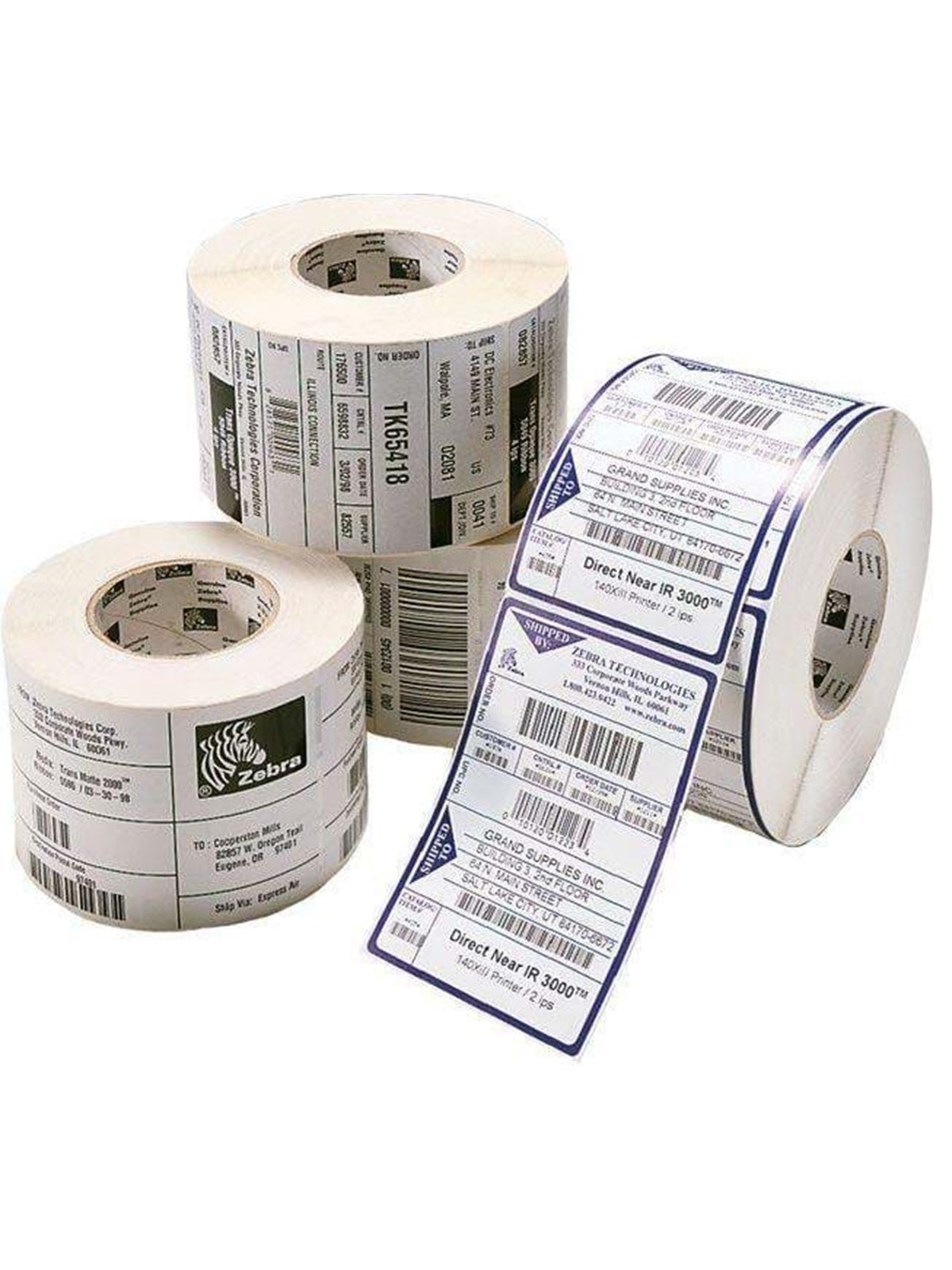 Zebra Z Trans 5P - mat permanent selvklæ