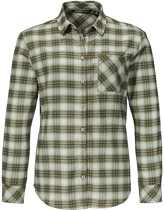 SCHÖFFEL Damen Bluse Style Kleion Flanell olive   40 W