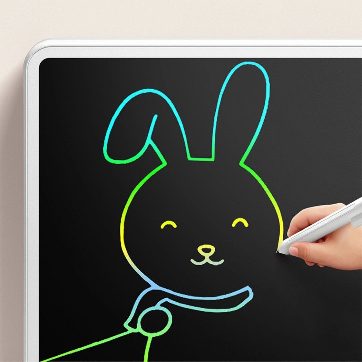 INF Tablette d'écriture LCD 11.5 inch - Écran flexible respectueux des yeux, Effacement à une touche, Fente stylet intégrée