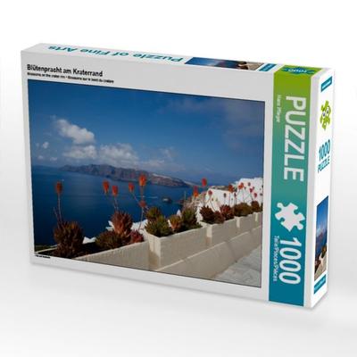 CALVENDO Puzzle Blütenpracht am Kraterrand | 1000 Teile Lege-Größe 64x48cm Foto-Puzzle für glückliche Stunden