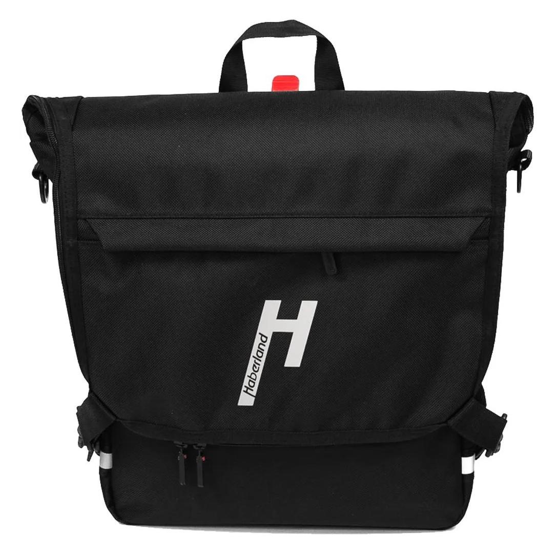 Haberland Sporty Fahrrad Rucksack/Gepäckträgertasche schwarz (16 l) (RKS200 01)