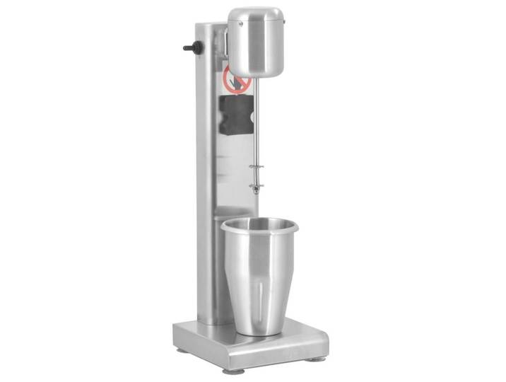 vidaXL Milchaufschäumer, Milchshake-Mixer Edelstahl 1 L