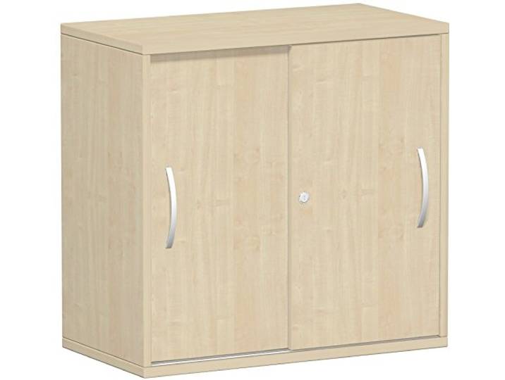 Gera Möbel Schranksystem Flex Schiebetürenschrank, Holzdekor, ahorn/ahorn, 80 x 42.5 x 79.8 cm