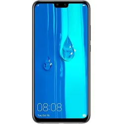 OEM Display-Einheit + Rahmen für Huawei Y9 2019 schwarz (Display, Huawei Y9 (2019)), Mobilgerät Ersatzteile, Schwarz