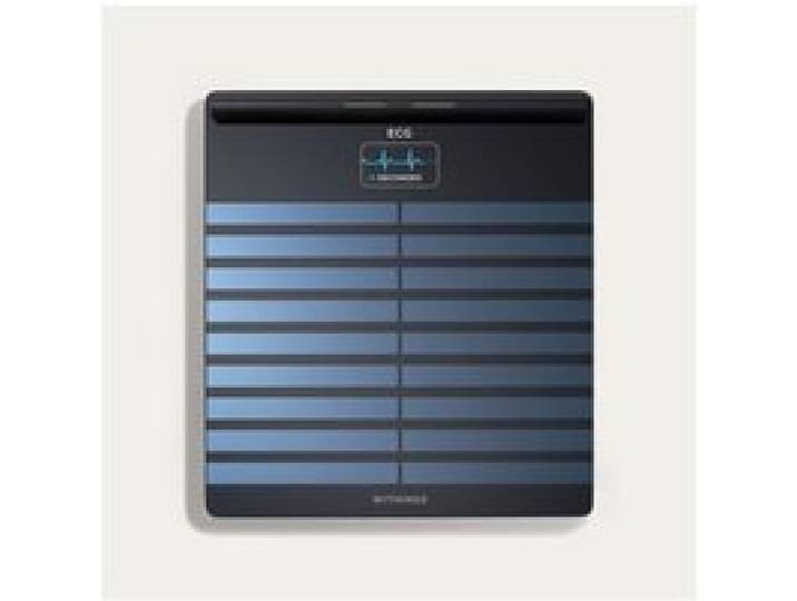Balance connectée - Withings - Body Scan - Noir - 180 kg - Mesure de poids et santé avancée