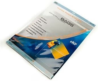ClearBags "Crystal Clear Bags® Protective Closure Retail Pack 16 7/16"" x 20 1/8"" 25 pack"