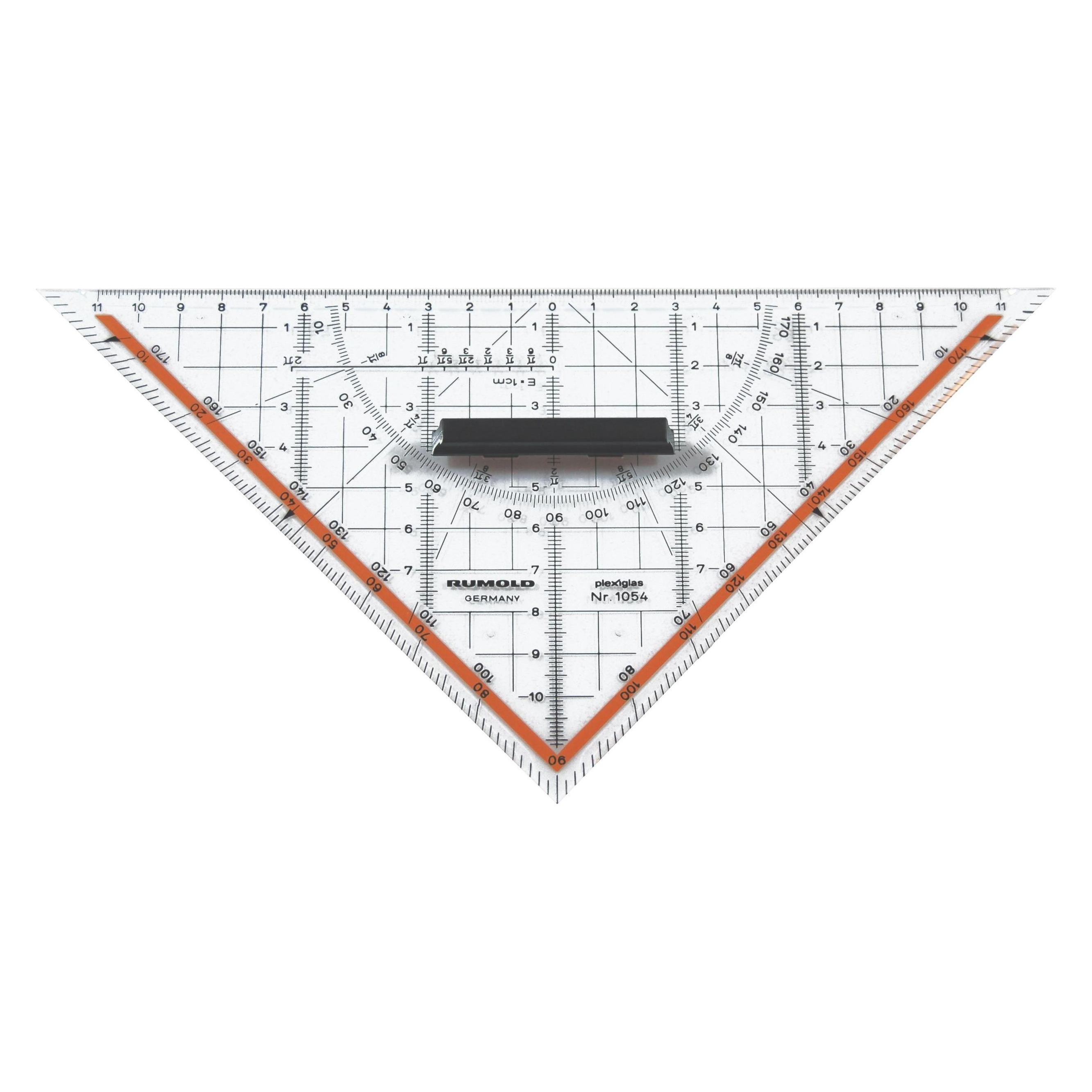Rumold Technisches Zeichendreieck (25 cm, Kunststoff) (4012108001304)