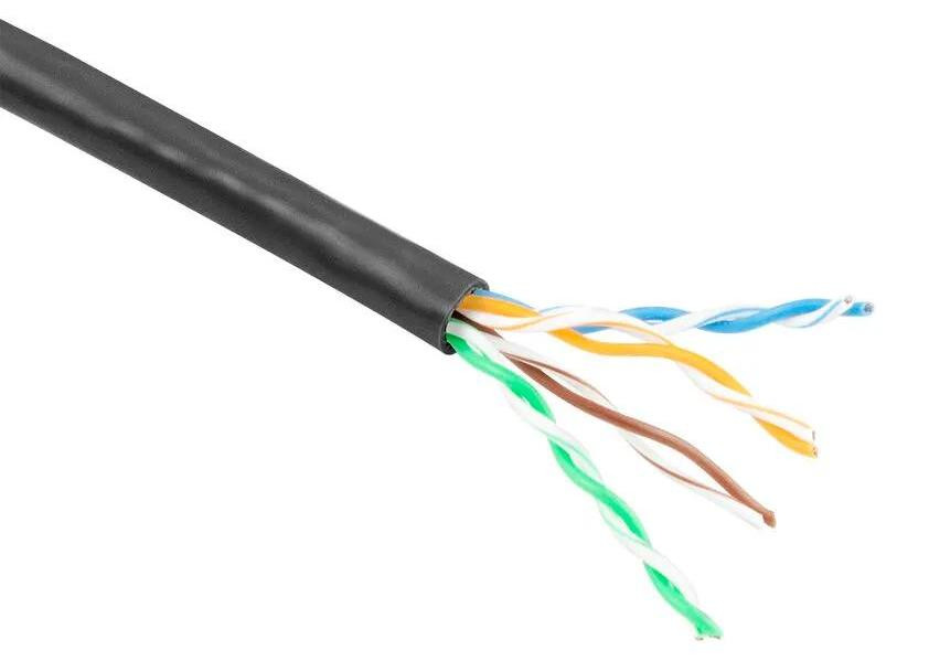 ACT UTP Cat6 netwerkkabel, 100 meter, zwart