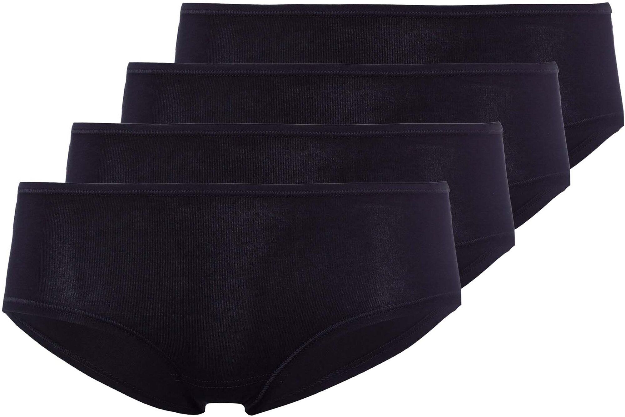 Panty SKINY "Panty Advantage Cotton Stretch Panty 4P 4er Pack", Damen, Gr. XXL, 4 Stk., schwarz, Unterhosen Panty