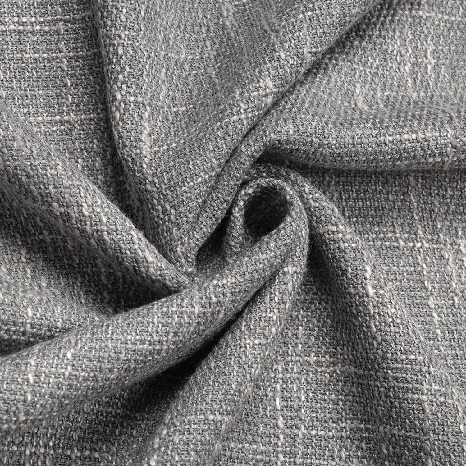 Vorhang GERSTER "Karima" Gr. 1, grau (grau, rosé), B:145cm H:245cm, Polyester, Gardinen, Vorhang, SB-Ösenschal "Karima" grau, rosé 245cm, Ösen, 145cm