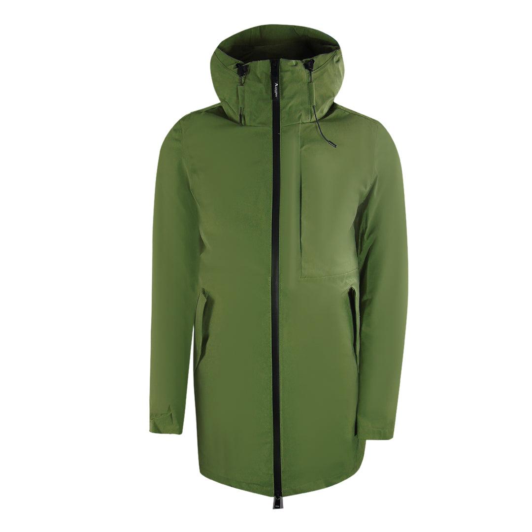 Aquascutum Active 3-way Parka Legergroene Donsparka Jas