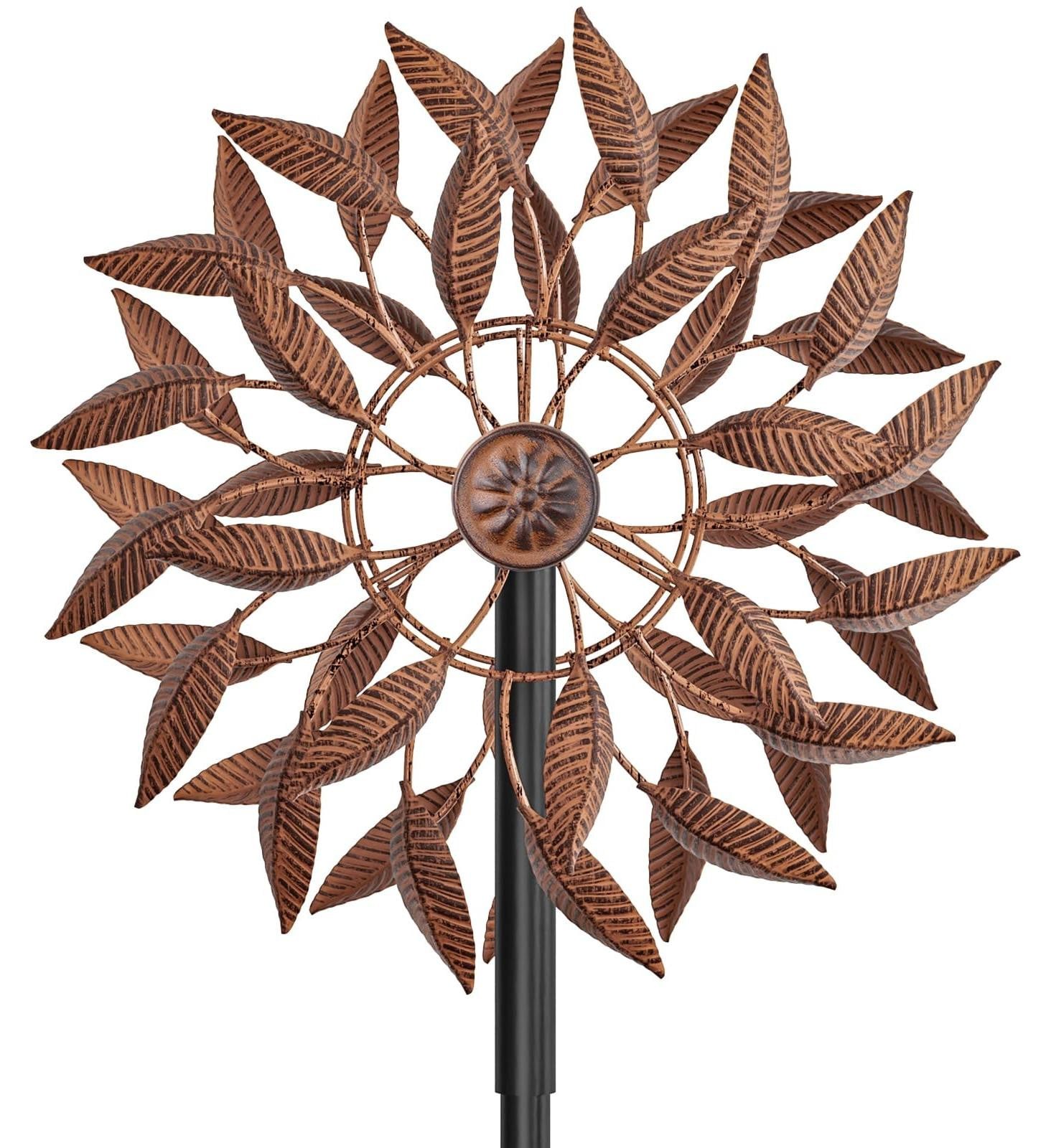 Merkloze 360° Wind Spinner voor in de tuin met basisstandaard