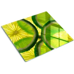 GLASPLATTE 60x52 cm Kalk