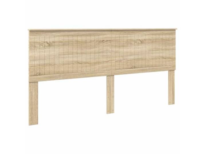 HGLADYU Kopfteil für Bett mit Stabiler Struktur und rechteckigem Design aus Holzwerkstoff in 200 cm Breite