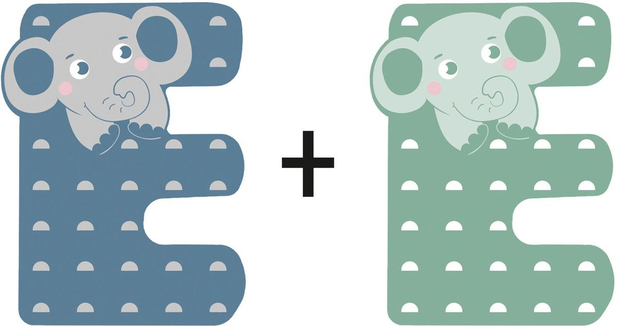 Small Foot Houten Dieren Kinderletter E