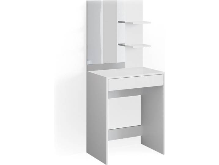Vicco Kaptafel Isabelle\, Wit\, 60 cm met spiegel