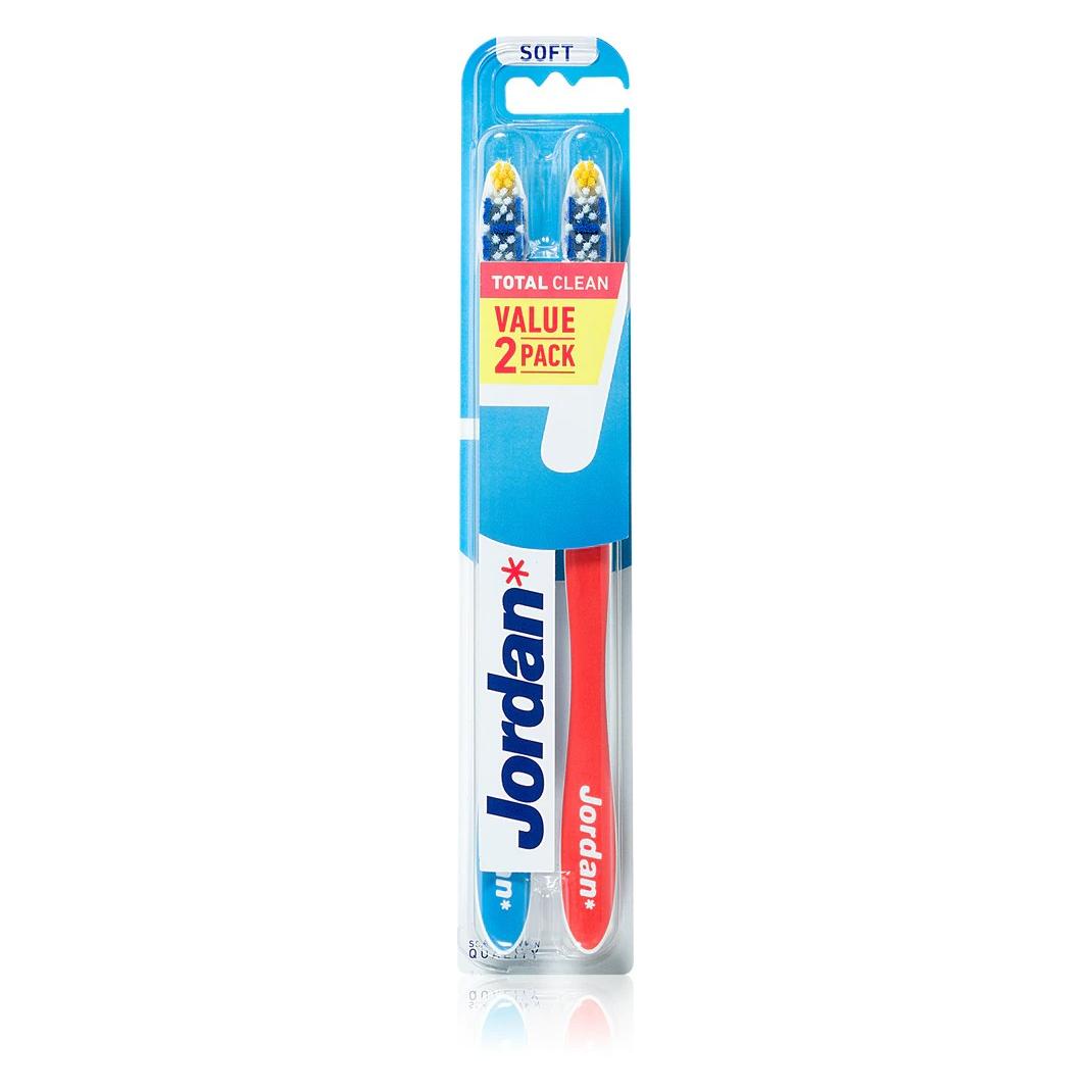 Jordan TOTAL CLEAN cepillo dental #suave 2 uds (Weich, 2x) (25059829)