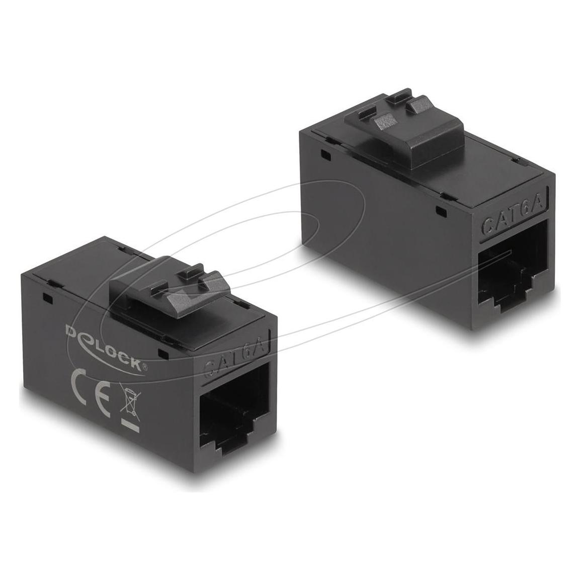 Delock Keystone Modul RJ45 Buchse zu RJ45 Buchse Cat.6A UTP (Keystone Modul) (90638)