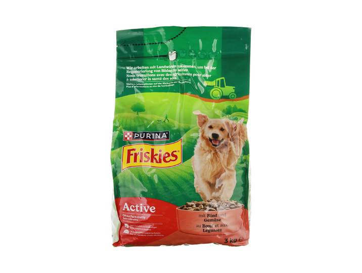 Friskies Dog Active Hundefutter Rind