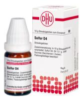 SULFUR D 4 Globuli 10 g