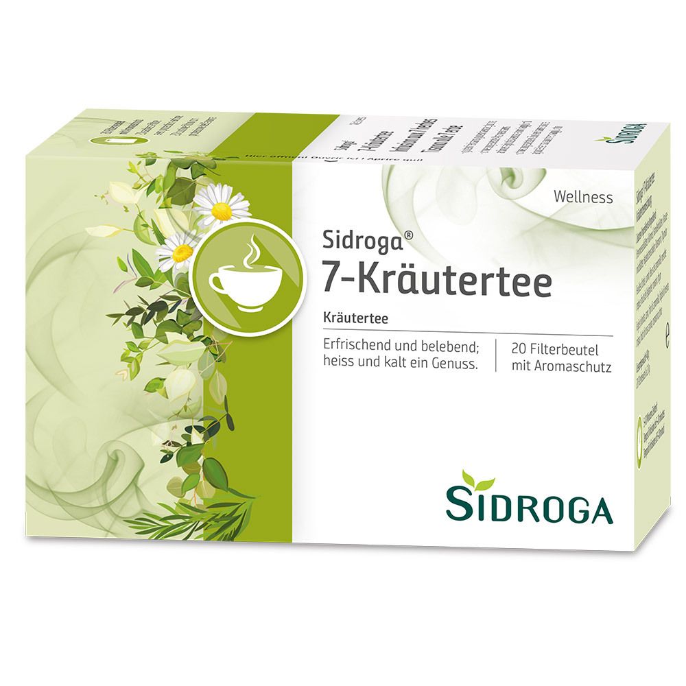 Sidroga Wellness 7-Kräutertee Filterbeutel 20x2 g Tee
