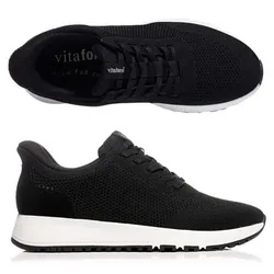 VITAFORM Damen-Sneaker Textilstretch Bungeeschnürung Komforteinstieg