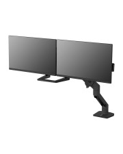 Ergotron HX Dual Monitor Arm in schwarzer Tischhalterung für Monitore bis 7,9 kg Schwarz (45-476-224)