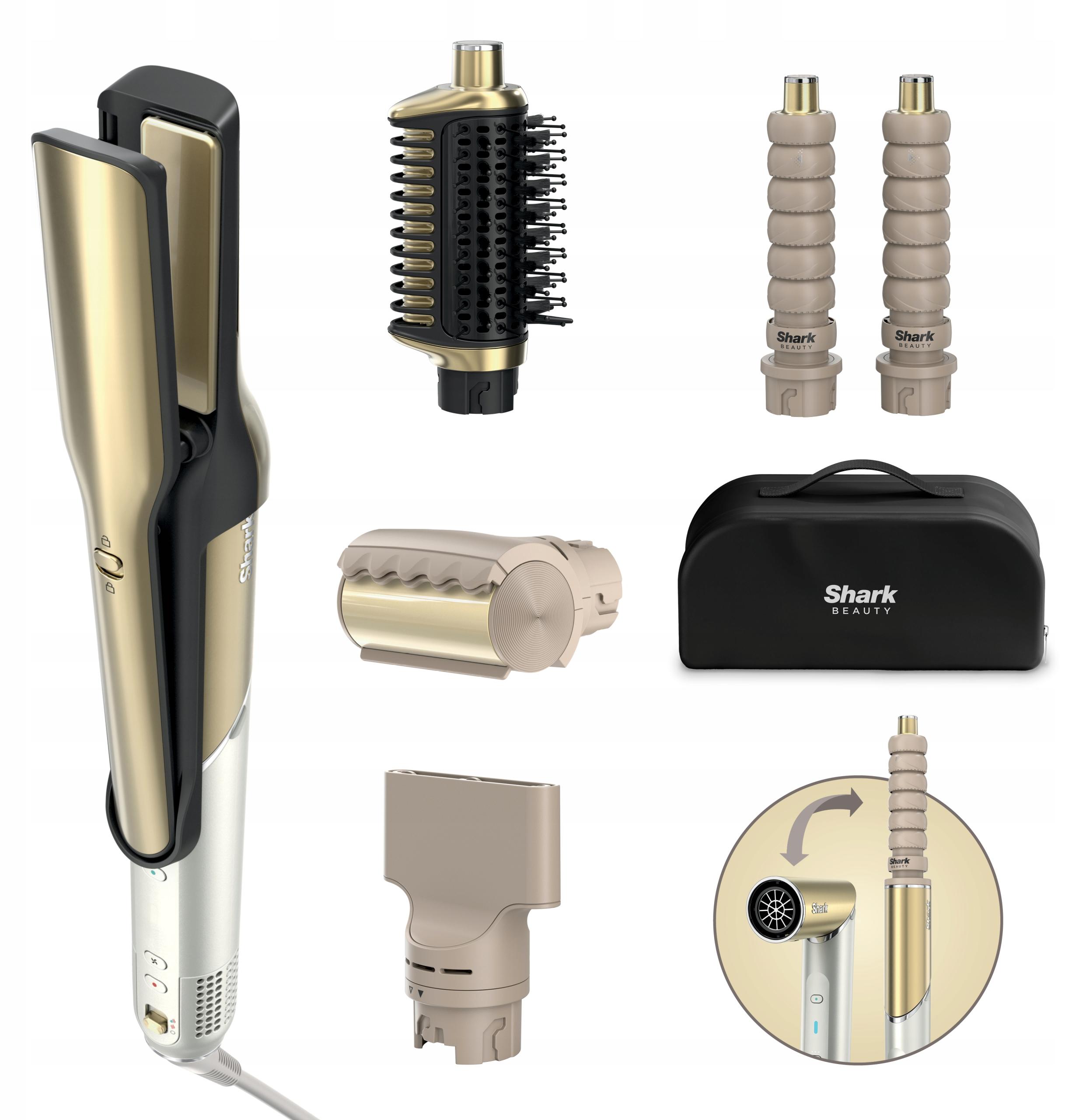 Shark HD6051SEU Haarstyling-Gerät Multistyler Airflow Gold 1500 W 2,44 m