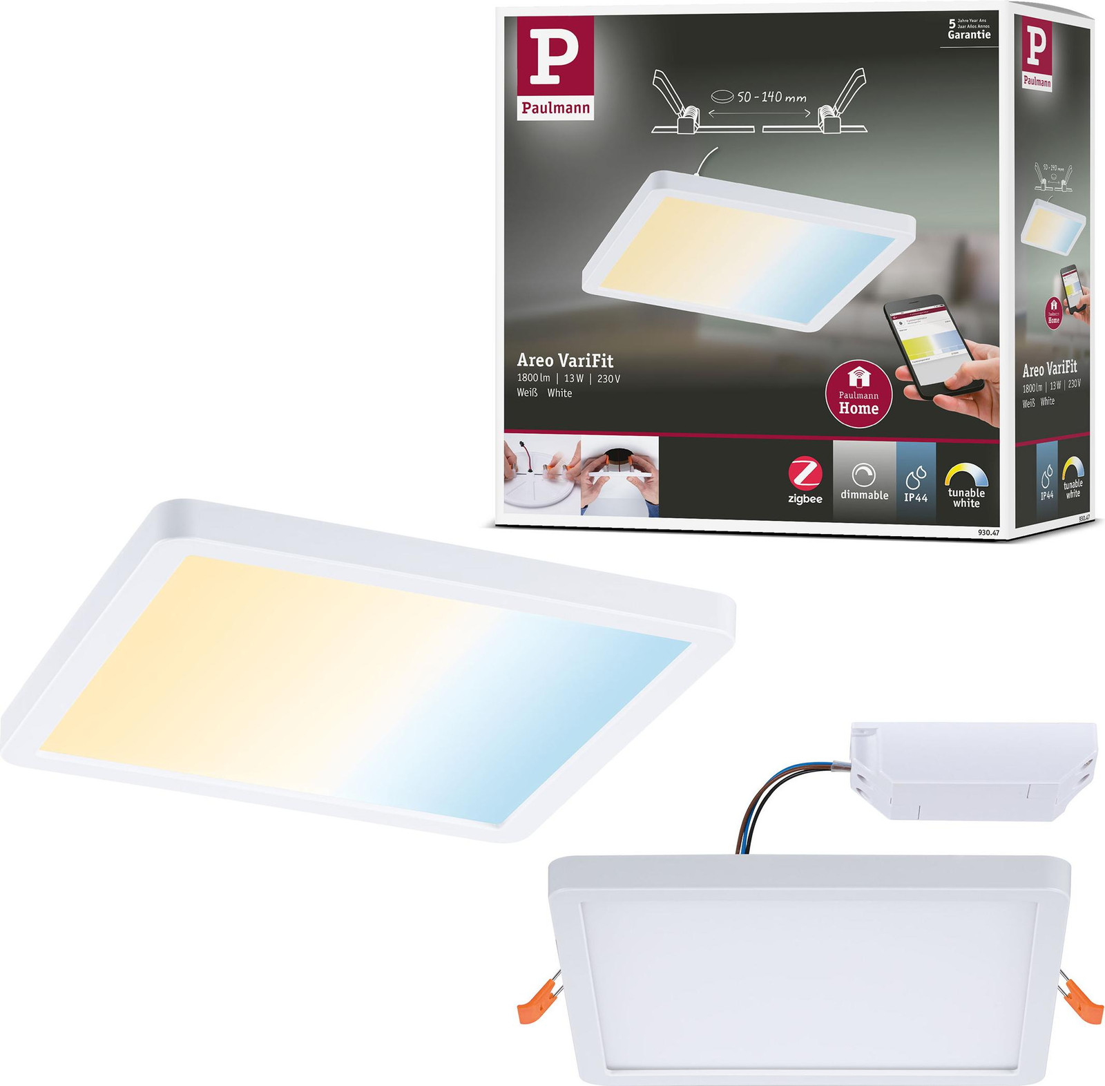 Paulmann VariFit LED inbouwpaneel Areo