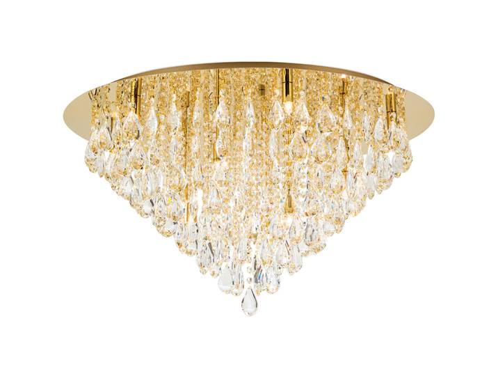 Deckenlampe Celeste gold Stahl