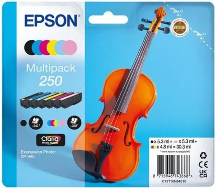 Epson 250 (C13T16N84010) - 6-farbig - Druckerpatrone