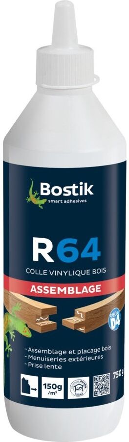 Colle vinylique R64 prise lente biberon 750 g BOSTIK 30604657 Blanc