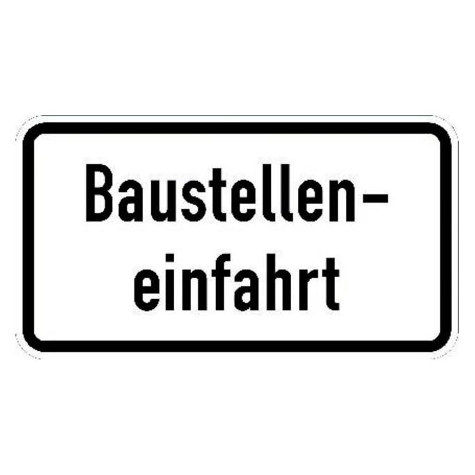 Magni WH.28, 600x330mm Baustelleneinfahrt RAL-Gütezeichen Folie RA1 (81312770)