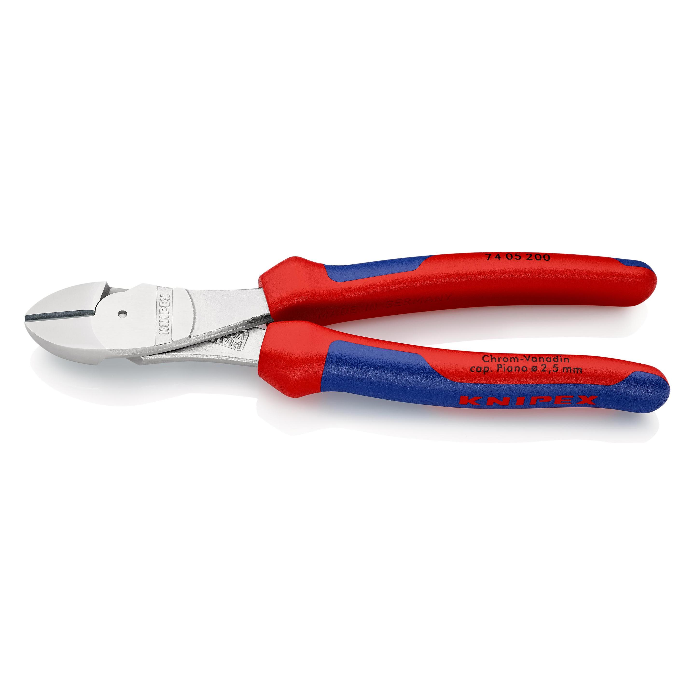 Knipex Kraft-Seitenschneider 74 05 200 SB (200 mm) (74 05 200 SB)