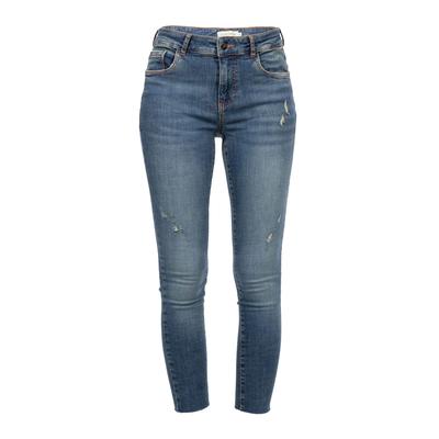 Skinny-fit-Jeans SURI FREY "Skinny Jeans SFY Freyday", Damen, Gr. XS, EURO, blau (denim blau 500), Obermaterial: 93% Baumwolle CO. 5% Polyester PES. 2% Elasthan EL., Jeans